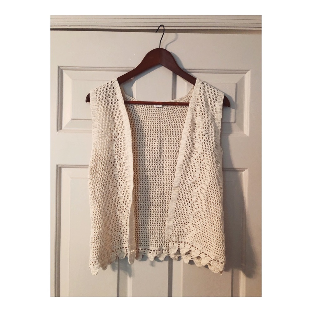 Vintage Crocheted Vest.